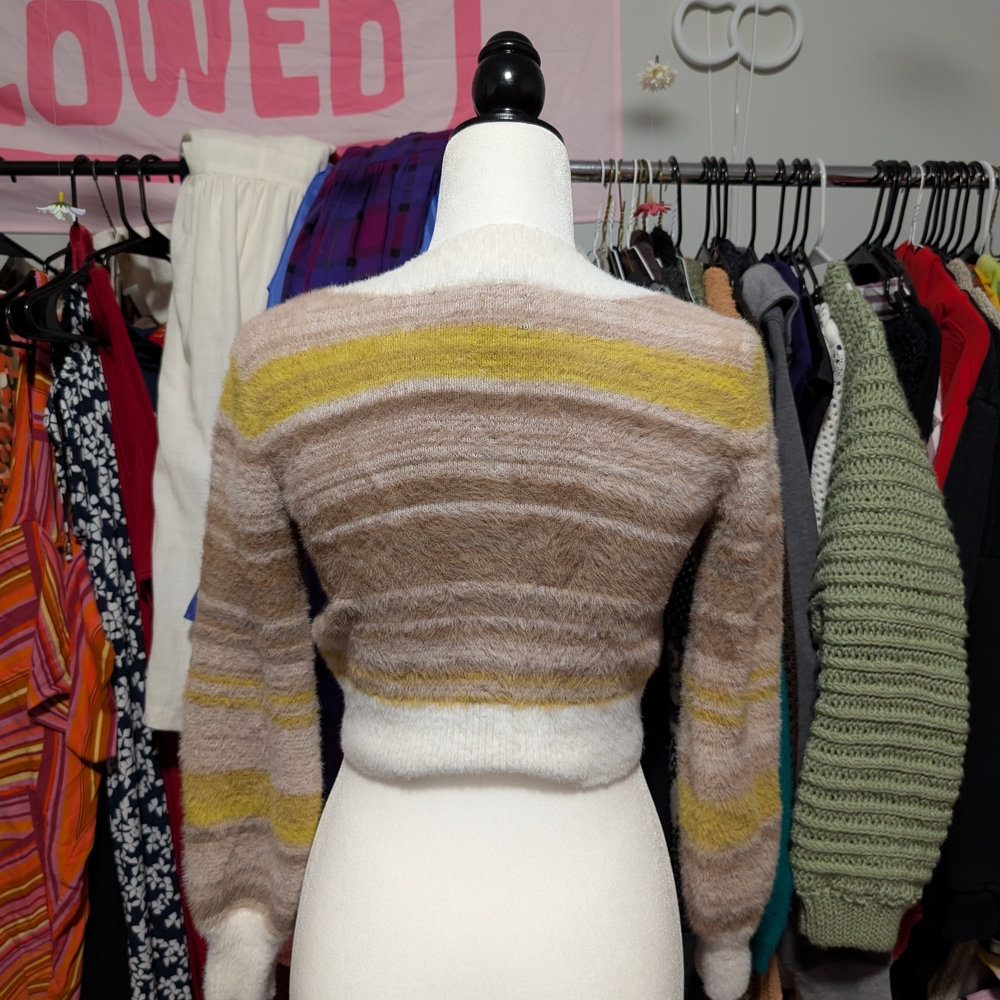*Sold*Sunday Best Multicolor V-Neck Sweater - Picture 3 of 4